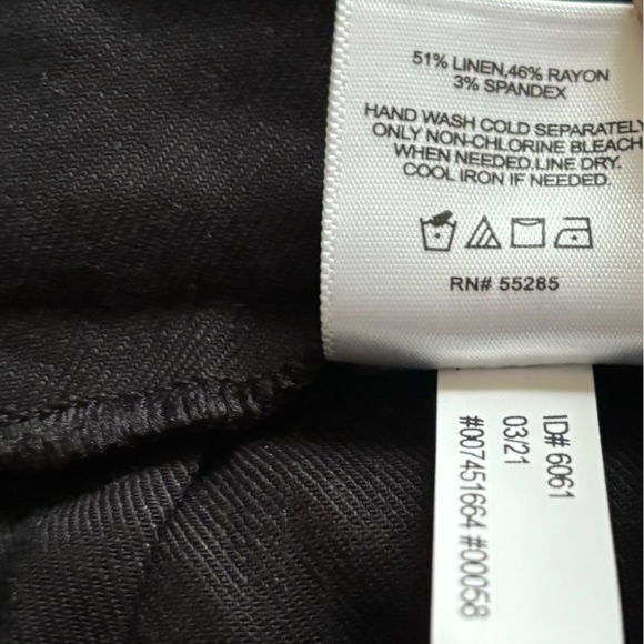 Express Black linen pants Size XL - Picture 6 of 6